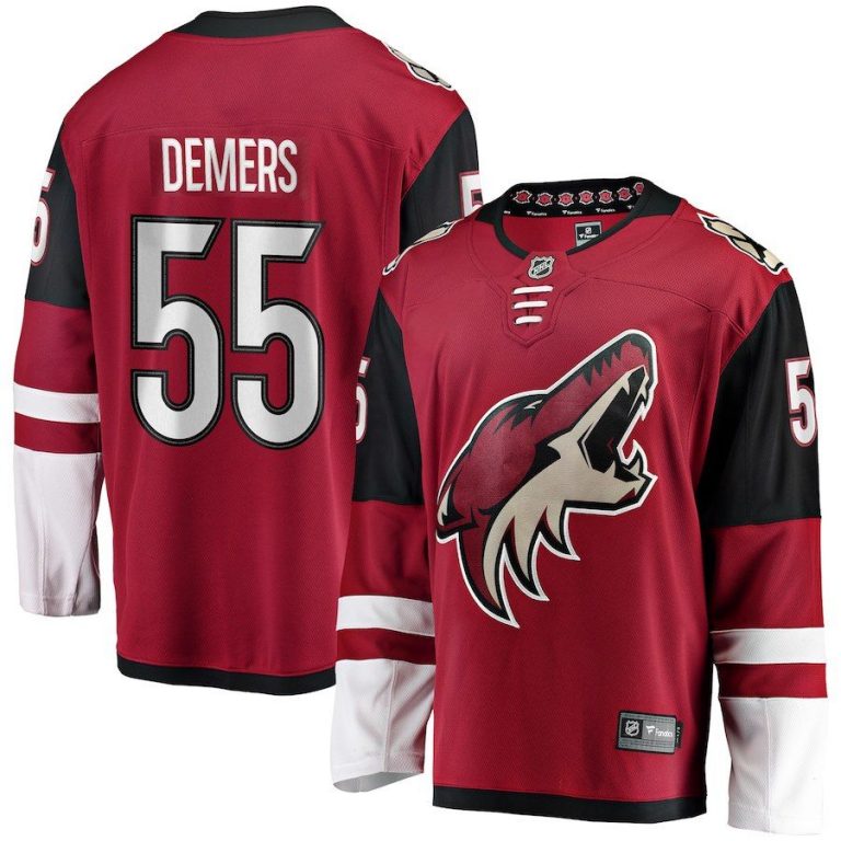 Men Arizona Coyotes Jason Demers Garnet Breakaway Player Jersey