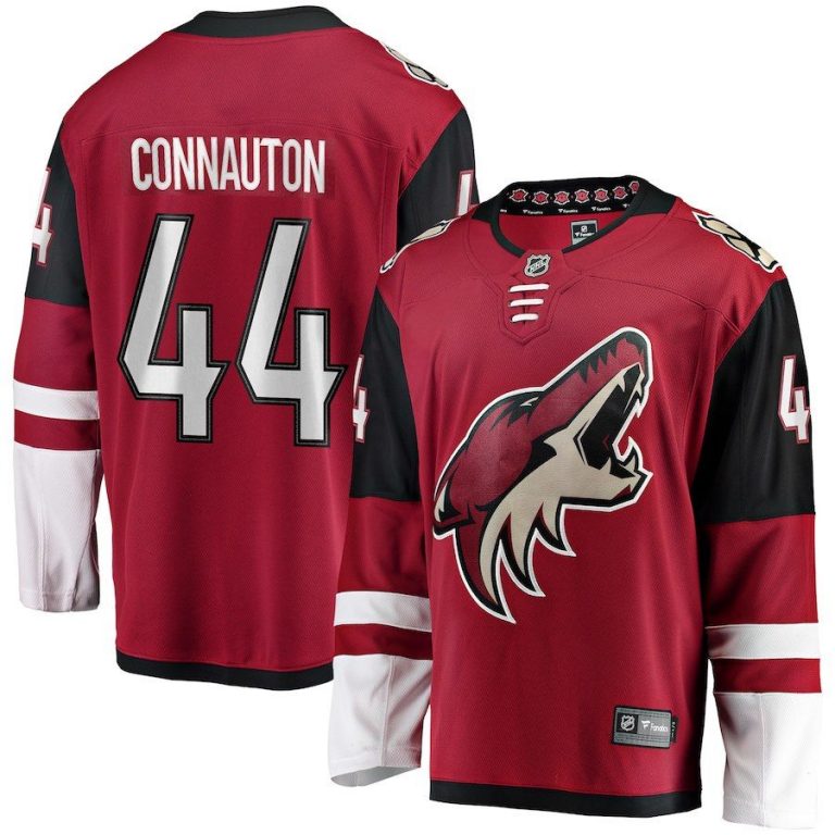 Men Arizona Coyotes Kevin Connauton Garnet Breakaway Player Jersey