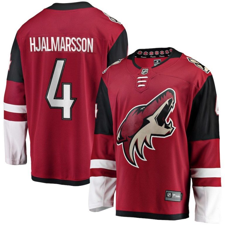 Men Arizona Coyotes Niklas Hjalmarsson Garnet Breakaway Player Jersey