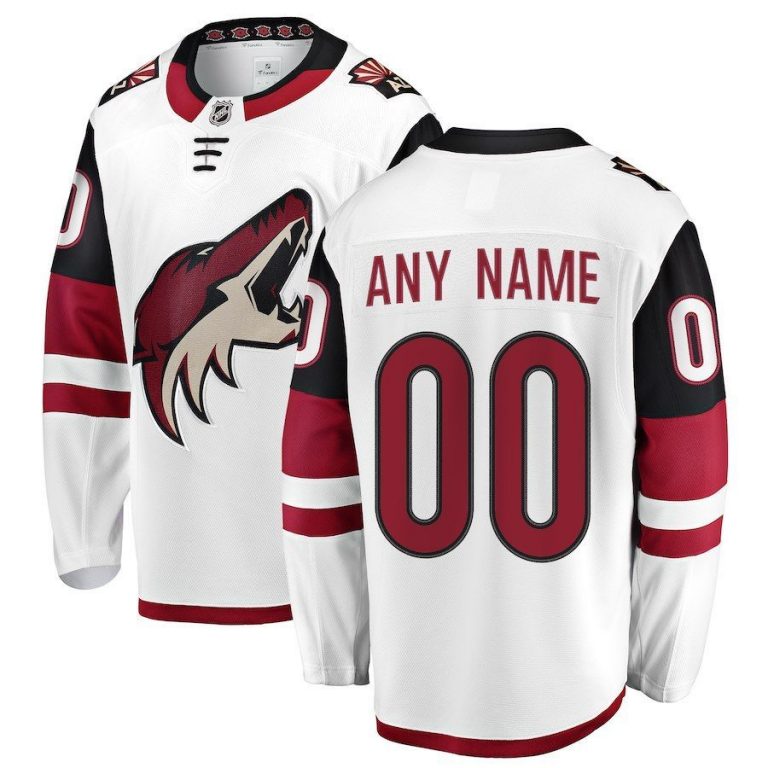 Men Arizona Coyotes Red Home Breakaway Custom Jersey