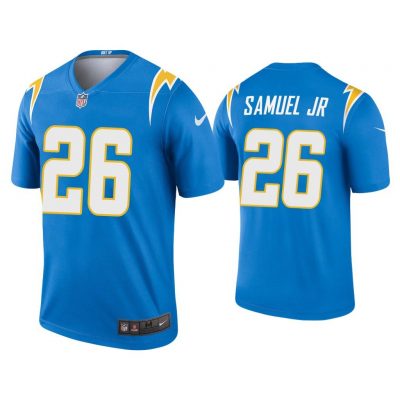 Men Asante Samuel Jr. Los Angeles Chargers Powder Blue Legend Jersey