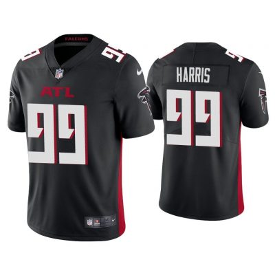 Men Atlanta Falcons Charles Harris Vapor Limited Black Jersey