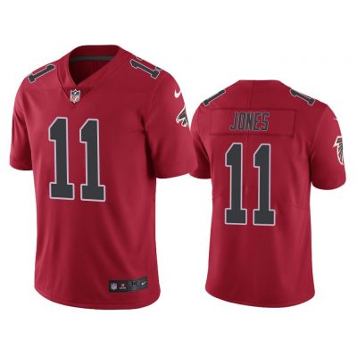 Men Atlanta Falcons Julio Jones #11 Red Color Rush Limited Jersey