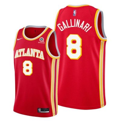 Men Atlanta Hawks Danilo Gallinari 2020-21 Red Icon Jersey