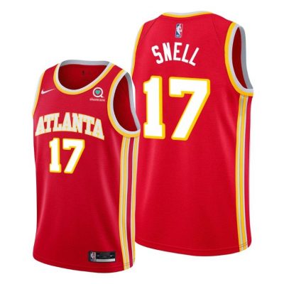 Men Atlanta Hawks Tony Snell 2020-21 Red Icon Jersey