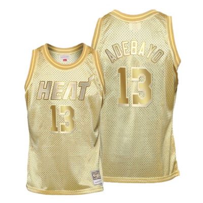 Men Bam Adebayo Miami Heat Golden Midas SM HWC Limited Jersey