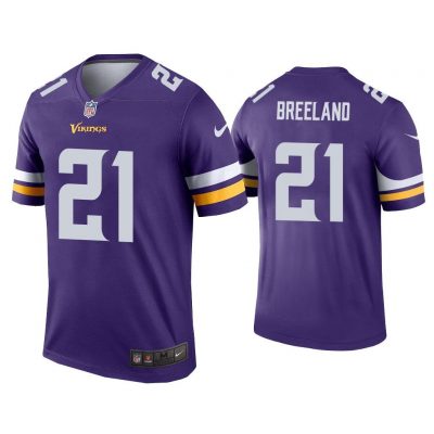 Men Bashaud Breeland Minnesota Vikings Purple Legend Jersey