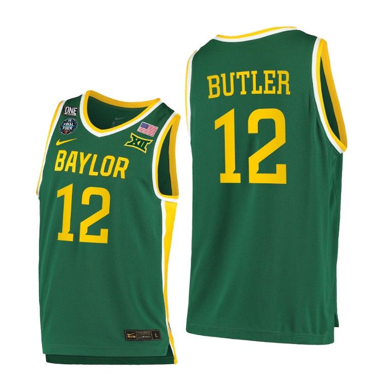 Men Baylor Bears 2021 NCAA National Champion Jared Butler Green Jersey