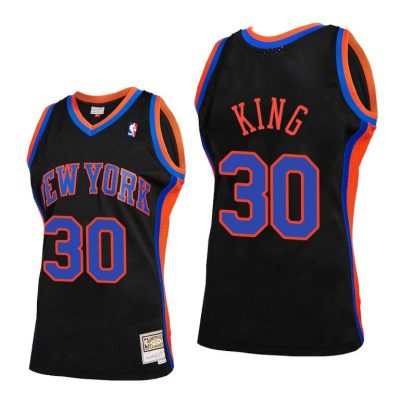 Men Bernard King #30 Knicks 2021 Reload 2.0 Black Jersey