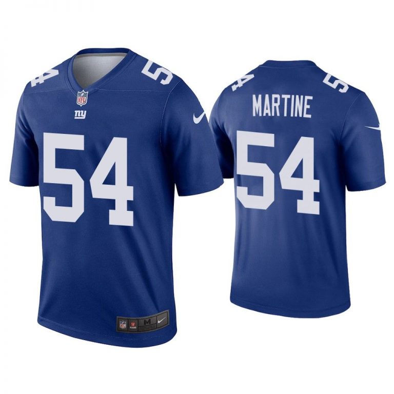 Men Blake Martinez New York Giants Royal Legend Jersey