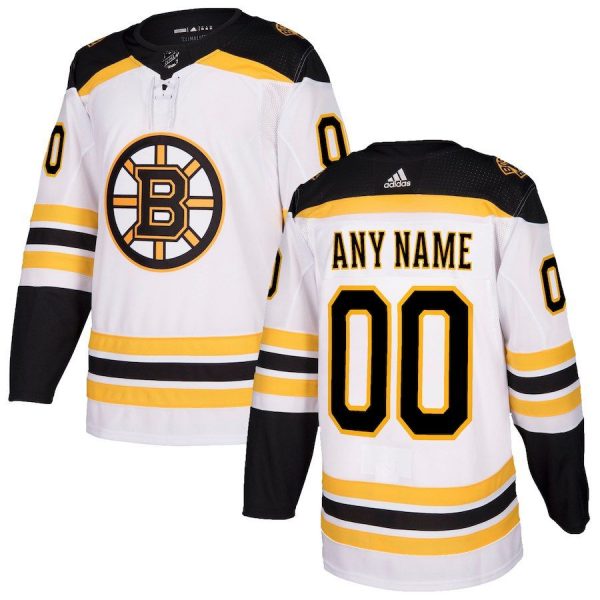 Men Boston Bruins Black Custom Jersey