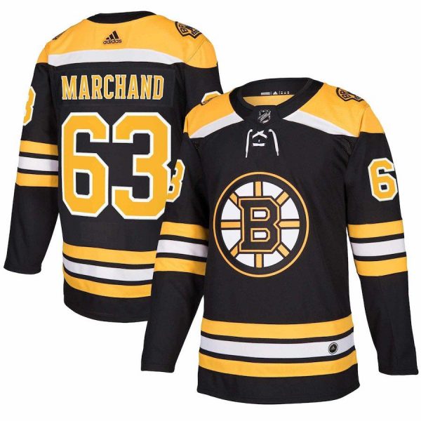 Men Boston Bruins Brad Marchand Black Player Jersey