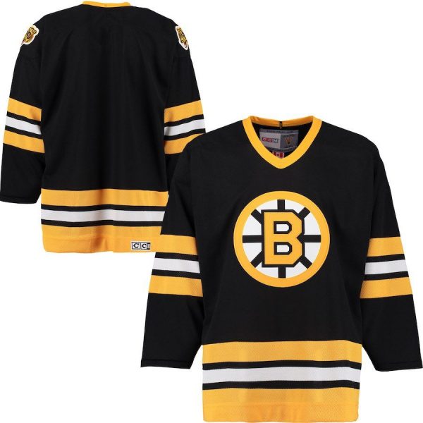 Men Boston Bruins CCM Black 2016 Alumni Winter Classic Team Premier Jersey