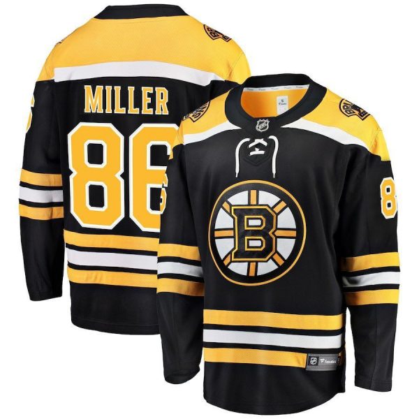 Men Boston Bruins Kevan Miller Black Home Breakaway Player Jersey