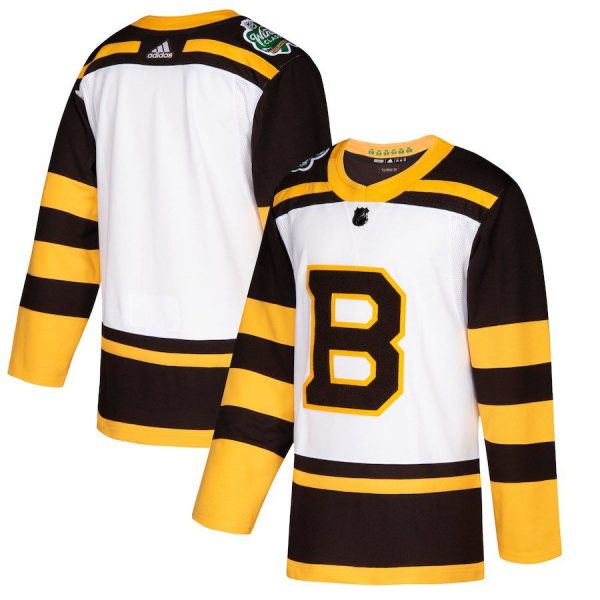 Men Boston Bruins White 2019 Winter Classic Jersey