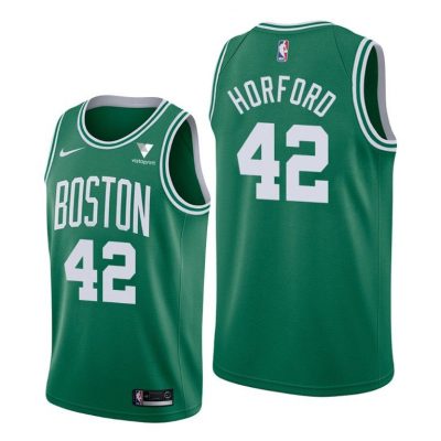 Men Boston Celtics #42 Al Horford Green Icon Edition Jersey 2021 Trade