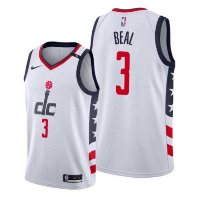 Men Bradley Beal #3 Wizards 2020 Honors Unseld City Jersey White