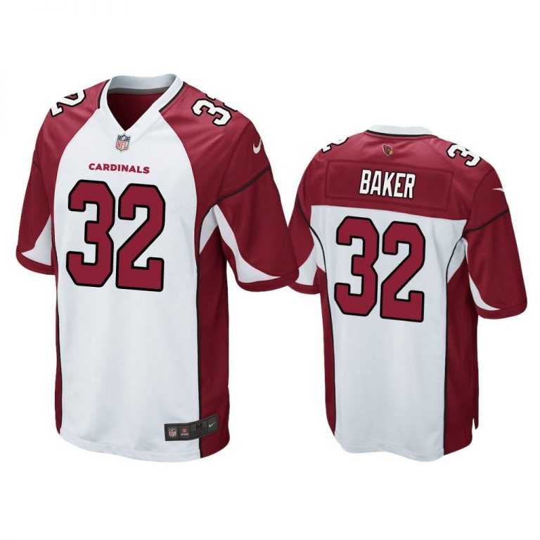 Men Budda Baker #32 Arizona Cardinals White Game Jersey