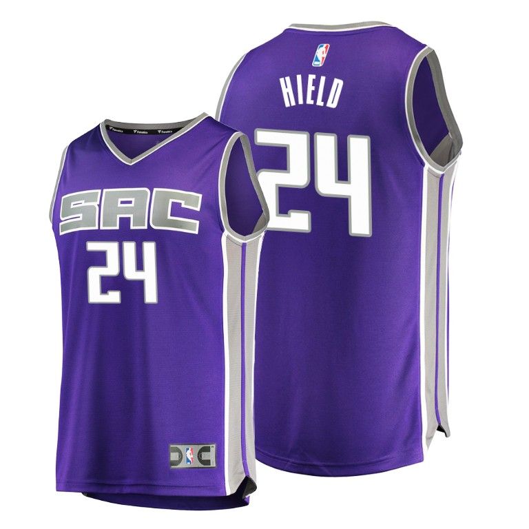Men Buddy Hield Sacramento Kings #24 Purple Icon Replica Jersey