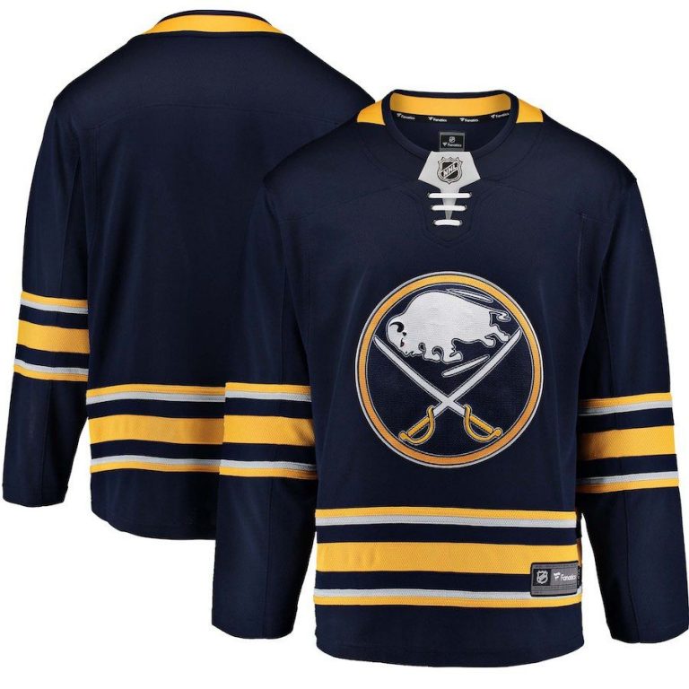 Men Buffalo Sabres Blue Breakaway Home Jersey