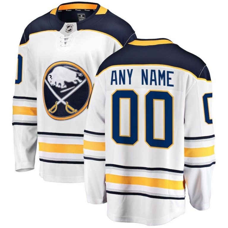 Men Buffalo Sabres Blue Home Breakaway Custom Jersey