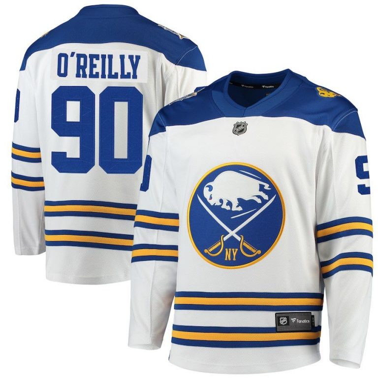 Men Buffalo Sabres Ryan O Reilly White 2018 Winter Classic Breakaway Player Jersey