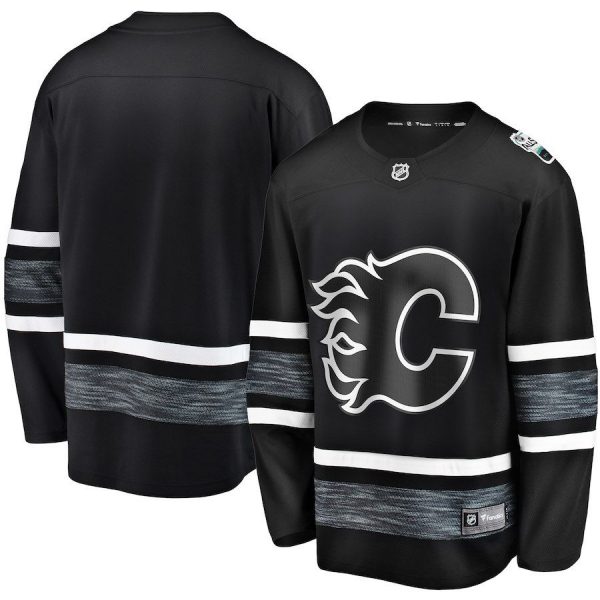 Men Calgary Flames Black 2019 NHL All-Star Game Replica Jersey