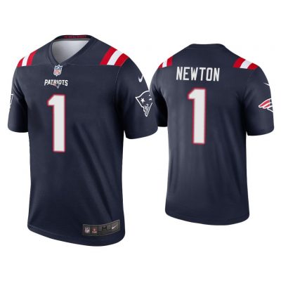 Men Cam Newton New England Patriots Navy Legend Jersey