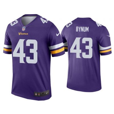 Men Camryn Bynum Minnesota Vikings Purple Legend Jersey
