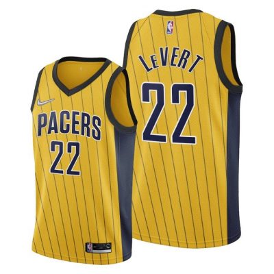 Men Caris LeVert Indiana Pacers 2020-21 Earned Edition Jersey - Gold