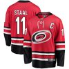 Men Carolina Hurricanes Jordan Staal Red Breakaway Player Jersey