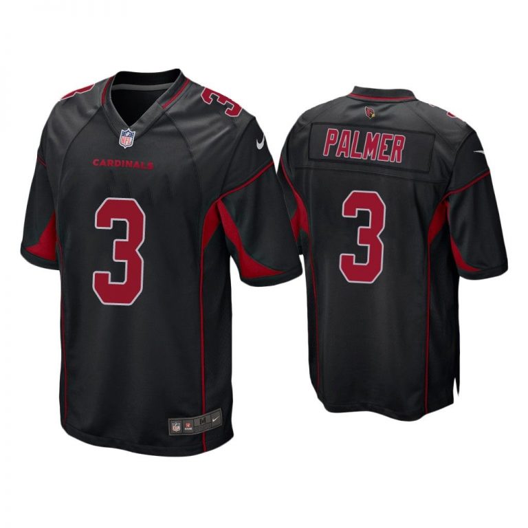 Men Carson Palmer Arizona Cardinals Black Alternate Game Jersey