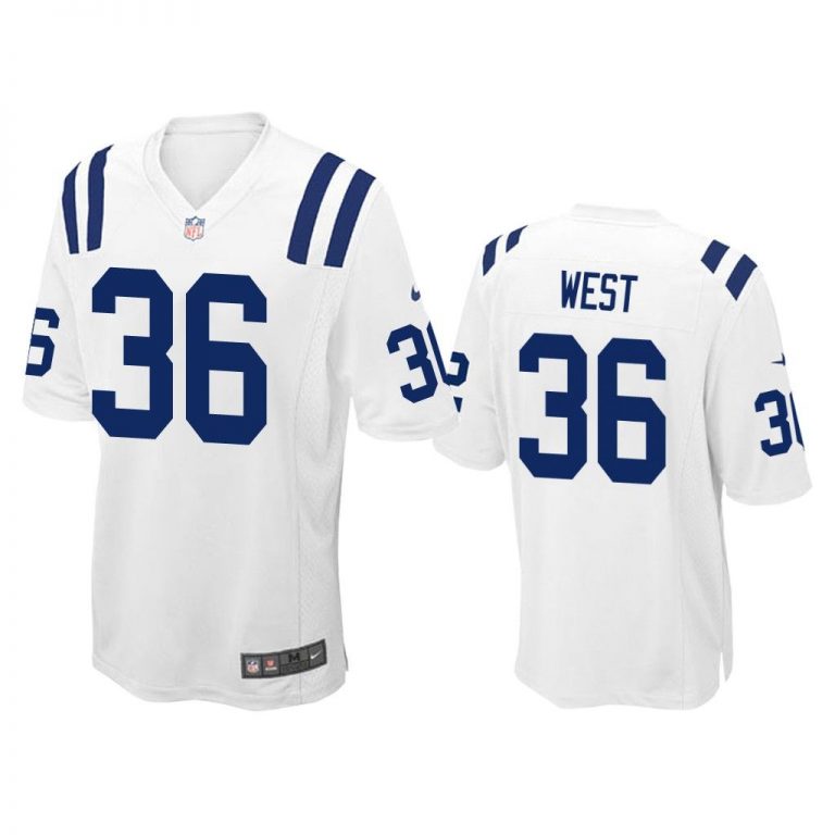 Men Charcandrick West Indianapolis Colts White Game Jersey