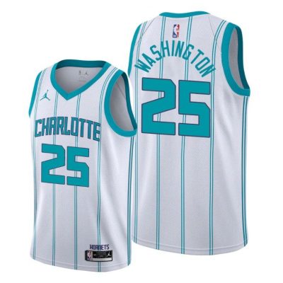 Men Charlotte Hornets P.J. Washington 2020-21 Association White Jersey New Season