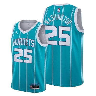 Men Charlotte Hornets P.J. Washington 2020-21 Icon Teal Jersey New Season