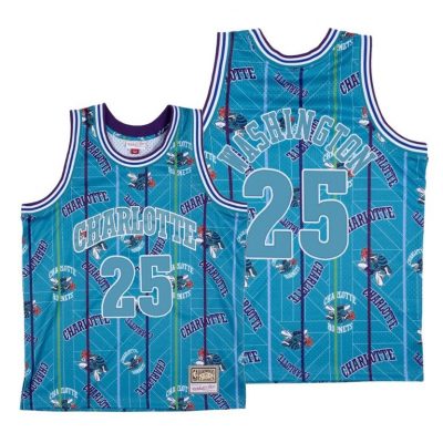 Men Charlotte Hornets P.J. Washington Tear Up Pack Blue Jersey