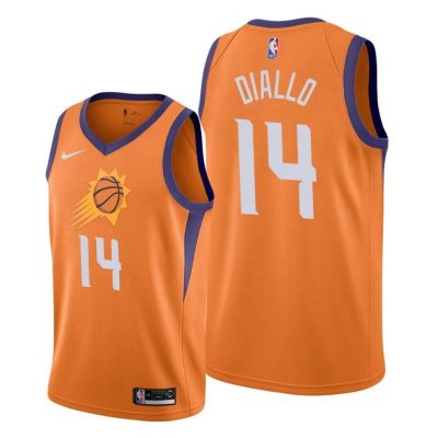 Men Cheick Diallo Phoenix Suns #14 Men 2019-20 Statement Jersey