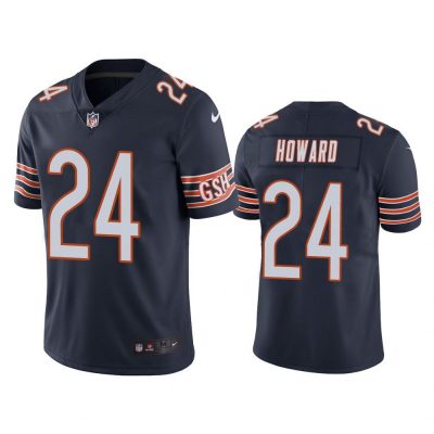 Men Chicago Bears Jordan Howard #24 Navy Color Rush Limited Jersey