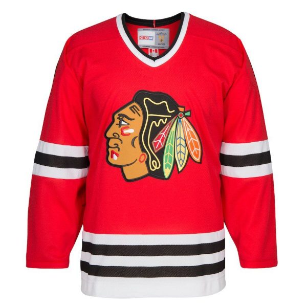 Men Chicago Blackhawks CCM Red 2016 Alumni Stadium Series Team Premier Jersey