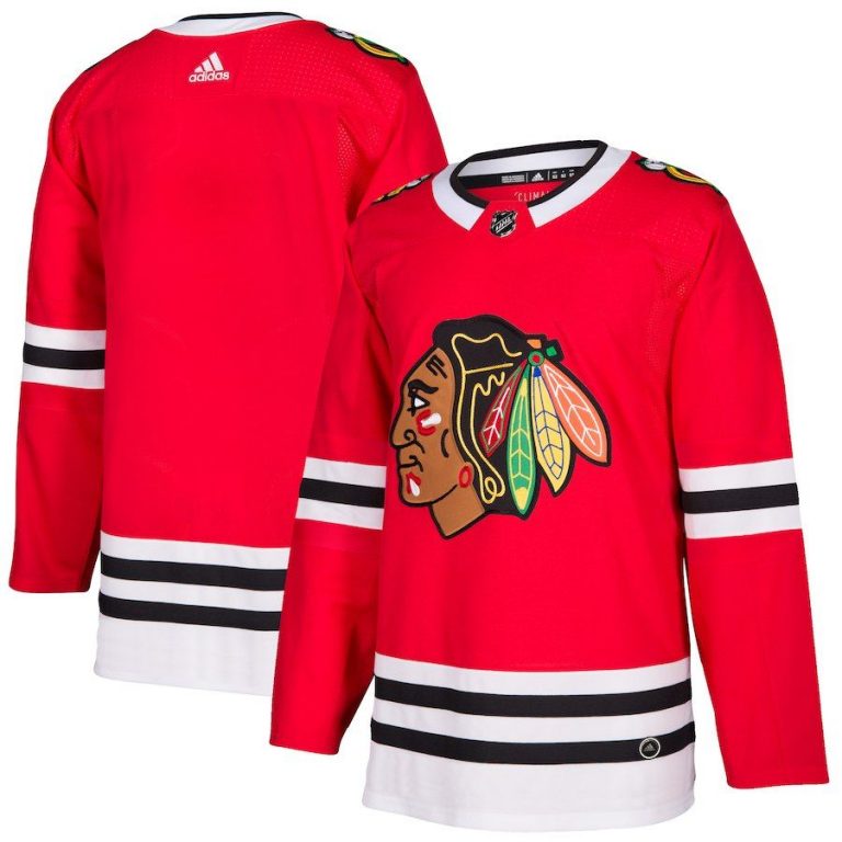 Men Chicago Blackhawks White Away Blank Jersey