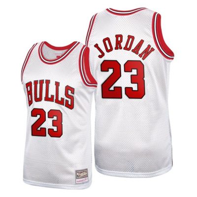 Men Chicago Bulls Michael Jordan #23 Throwback Platinum Limited Jerseys