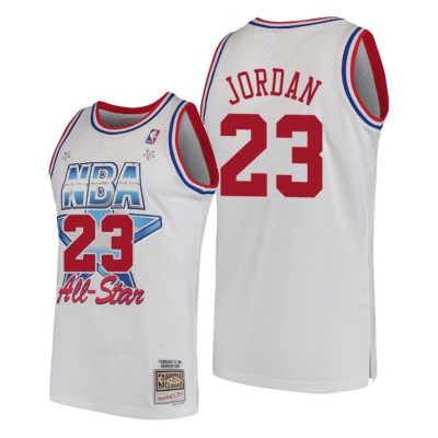 Men Chicago Bulls Michael Jordan White 1991 Nba All-Star Jersey