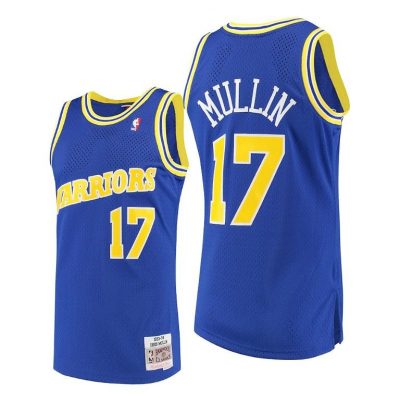 Men Chris Mullin Golden State Warriors #17 Hardwood Classics 1993-94 Jersey