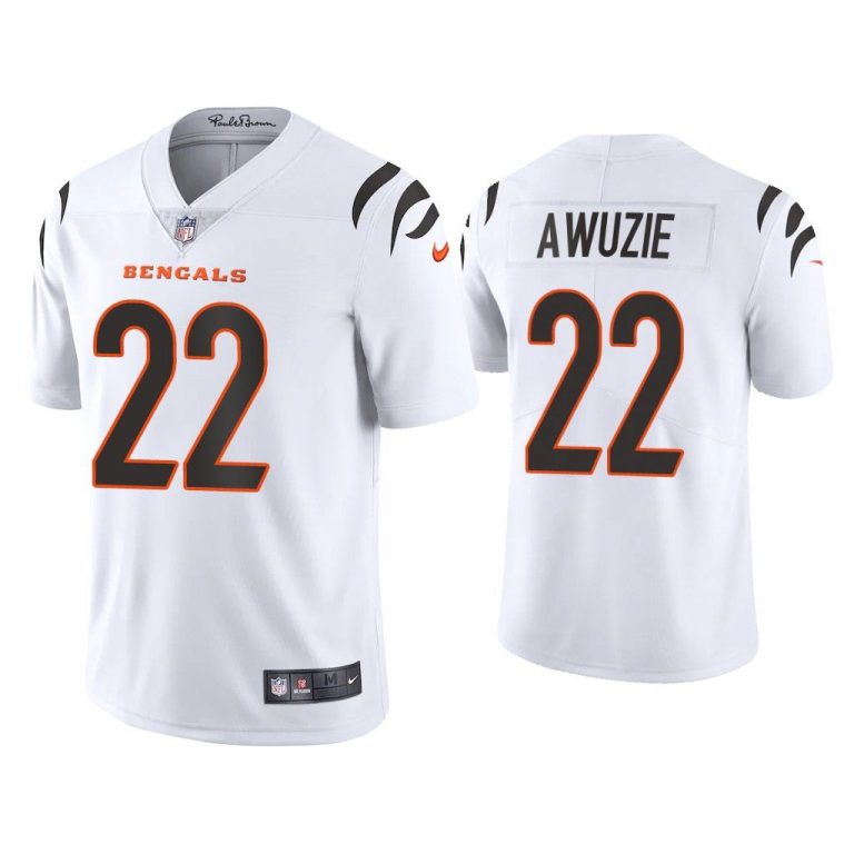 Men Cincinnati Bengals Chidobe Awuzie Vapor Limited White Jersey