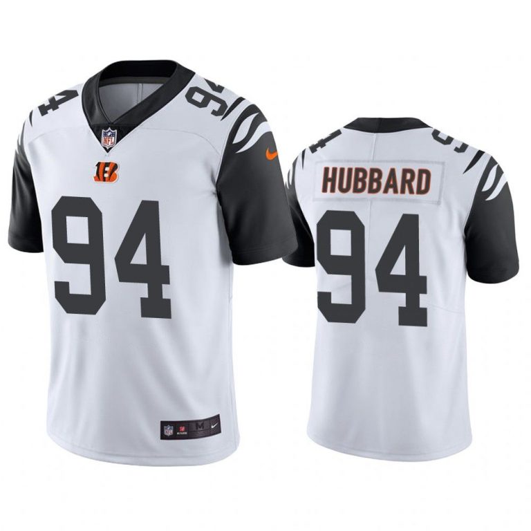 Men Cincinnati Bengals Sam Hubbard #94 White Color Rush Limited Jersey