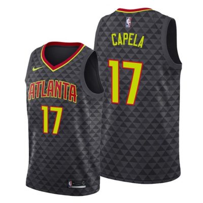 Men Clint Capela Atlanta Hawks #17 2019-20 Icon Jersey - Black