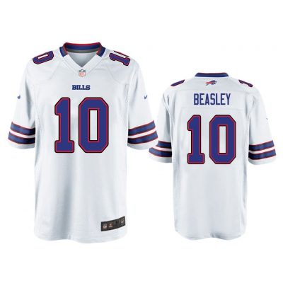 Men Cole Beasley #10 Buffalo Bills White Game Jersey
