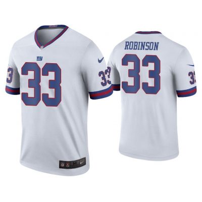 Men Color Rush Legend Aaron Robinson New York Giants White Jersey