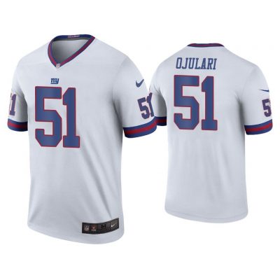 Men Color Rush Legend Azeez Ojulari New York Giants White Jersey