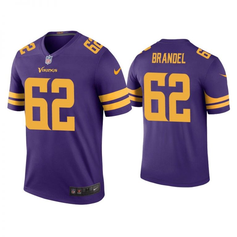 Men Color Rush Legend Blake Brandel Minnesota Vikings Purple Jersey